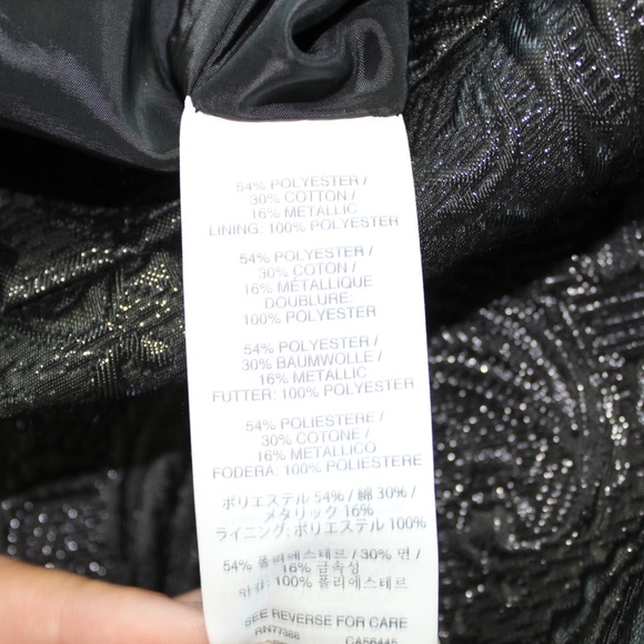 J crew black metallic skirt - Picture 7 of 7